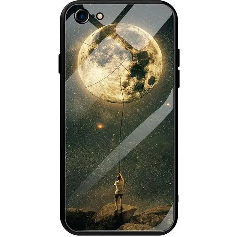 Чехол-накладка Toto Glass Fashionable Case Apple iPhone 7/8/SE 2020 Star Space - фото 3