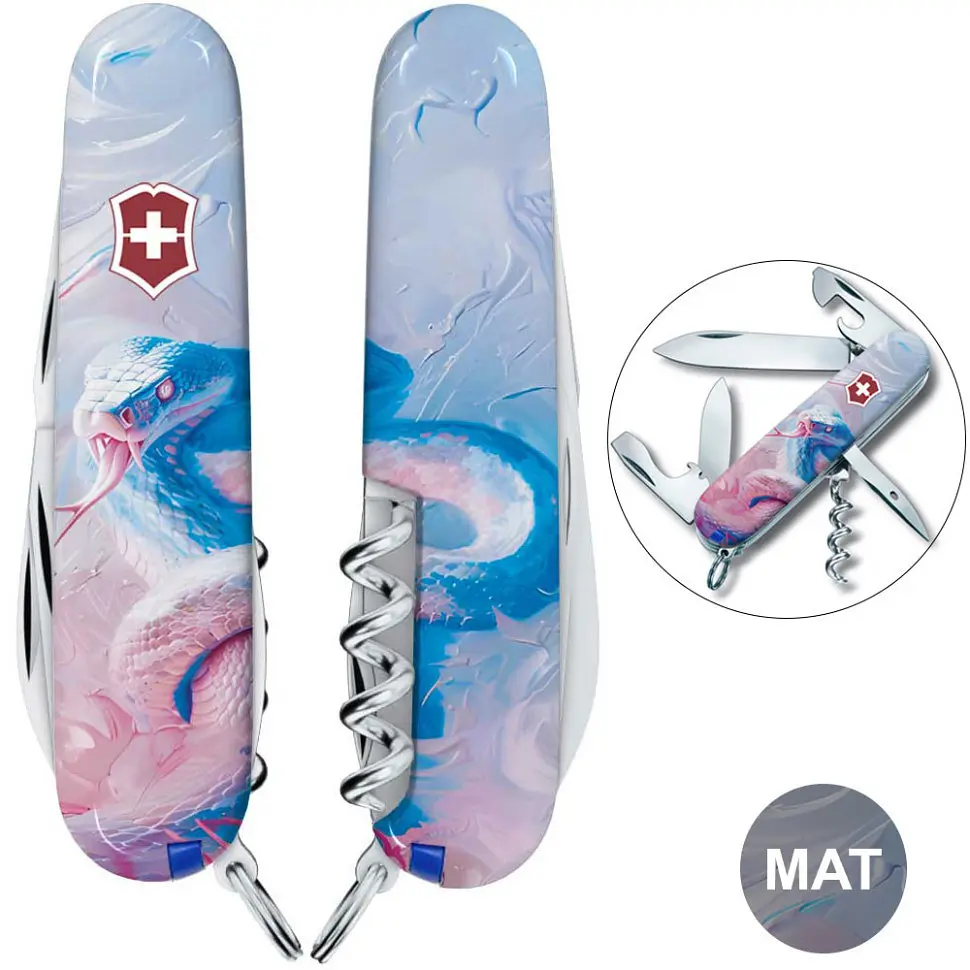 Ніж Victorinox Spartan Zodiac 91мм 13функ Чарівна змія - фото 3