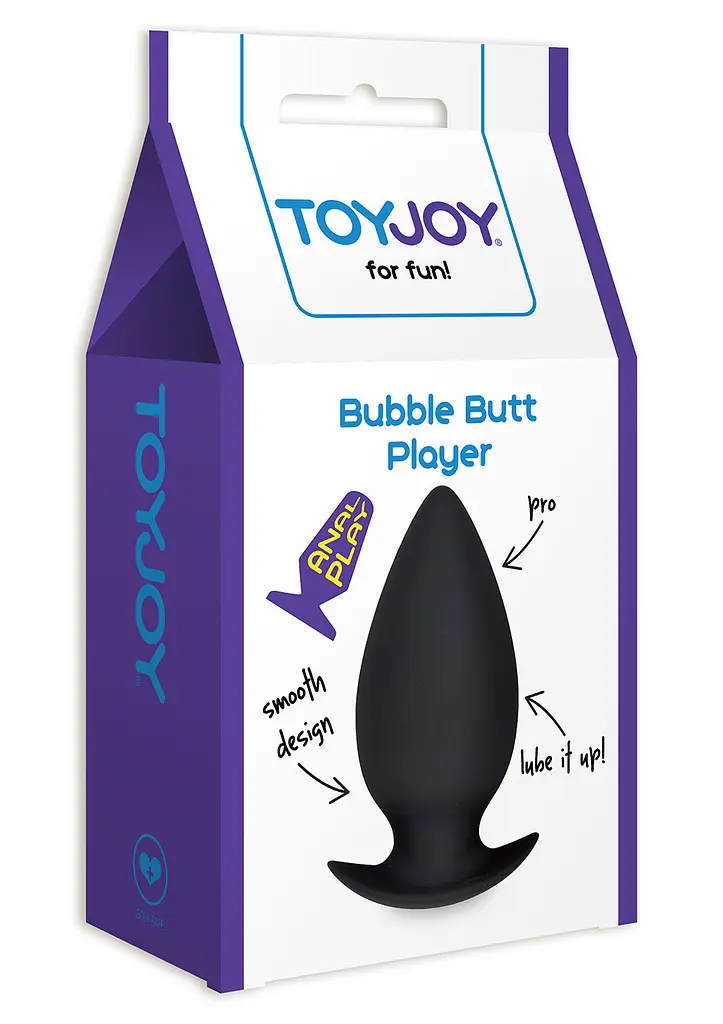 Анальна пробка Toy Joy Bubble Butt Player Pro 11 см (чорний) - фото 2