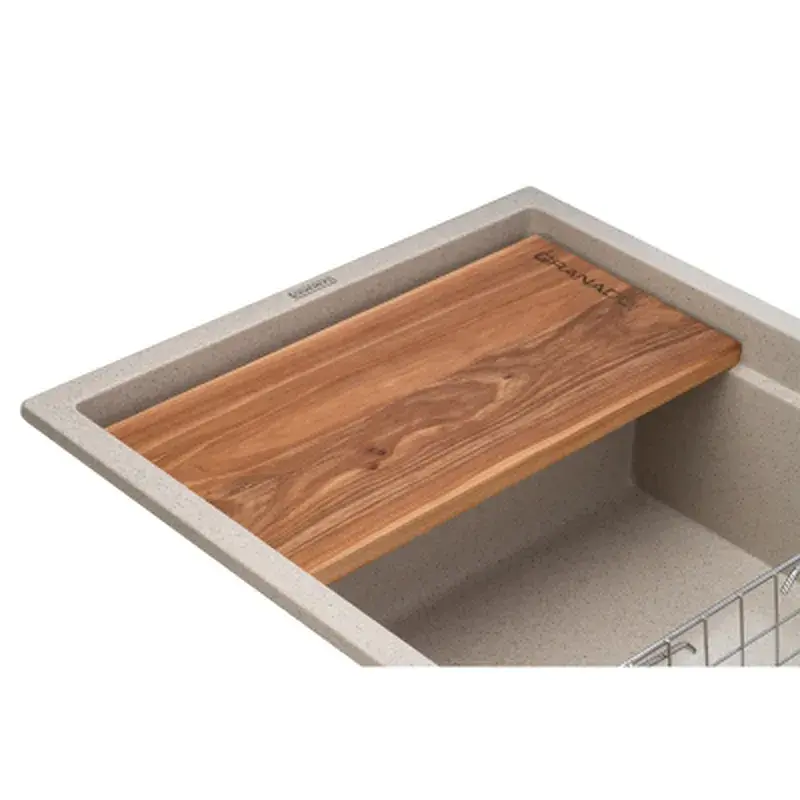 Мийка кухонна GRANADO Optimal Estella terra (+ змішувач Badalona LUX inox + дозатор Redondo inox + кошик+дошка) (ksg0203) - фото 5