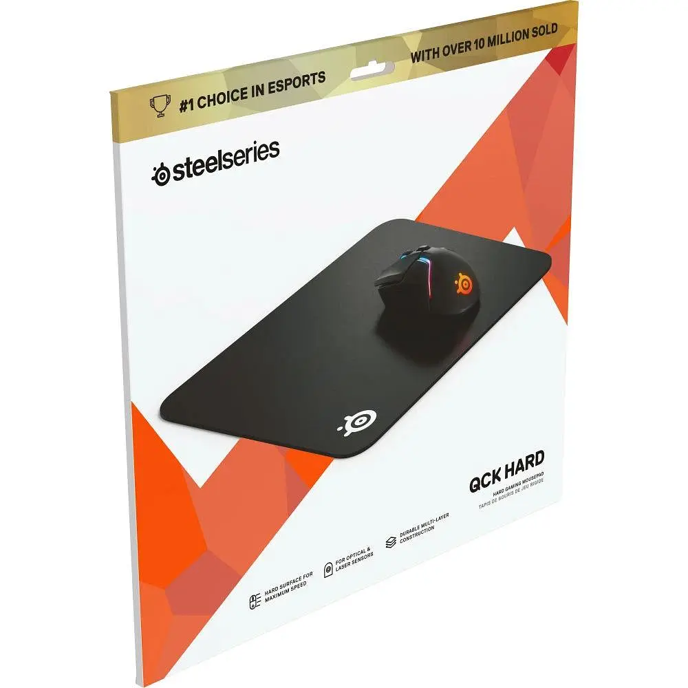 Ігрова поверхня SteelSeries QcK Hard M Black (63821) - фото 4