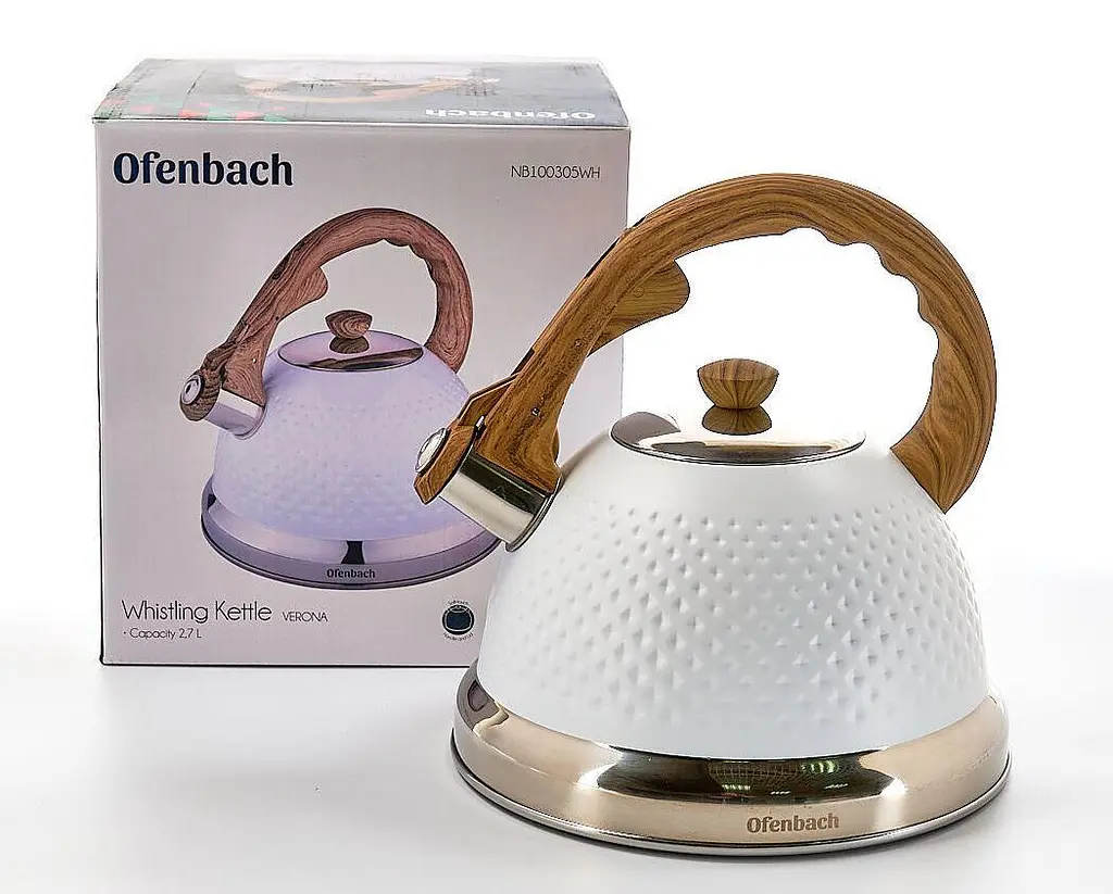Чайник із свистком Ofenbach NB-100305WH 2,7 л - фото 10