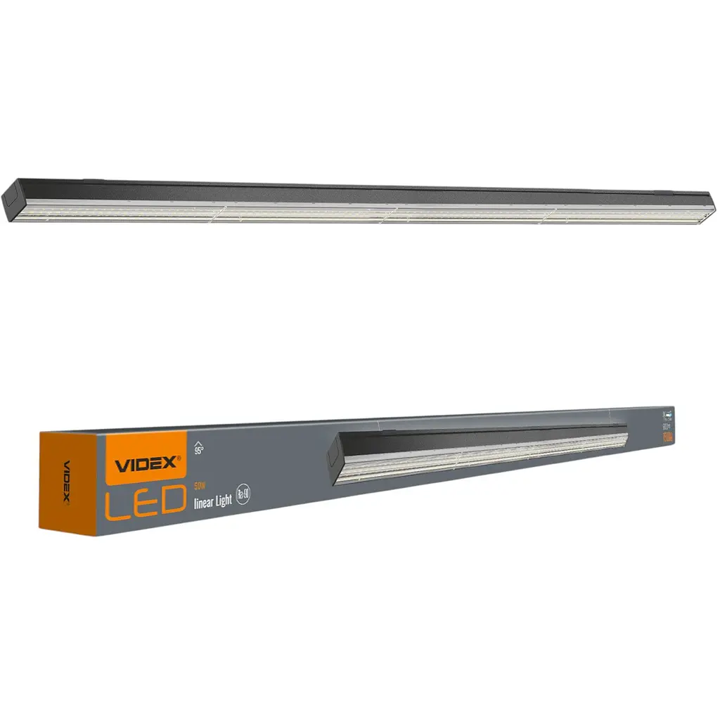 LED світильник лінійний Videx BN03 50W 1.2М 5000K 220V чорний (VL-BN03-50125B) - фото 13