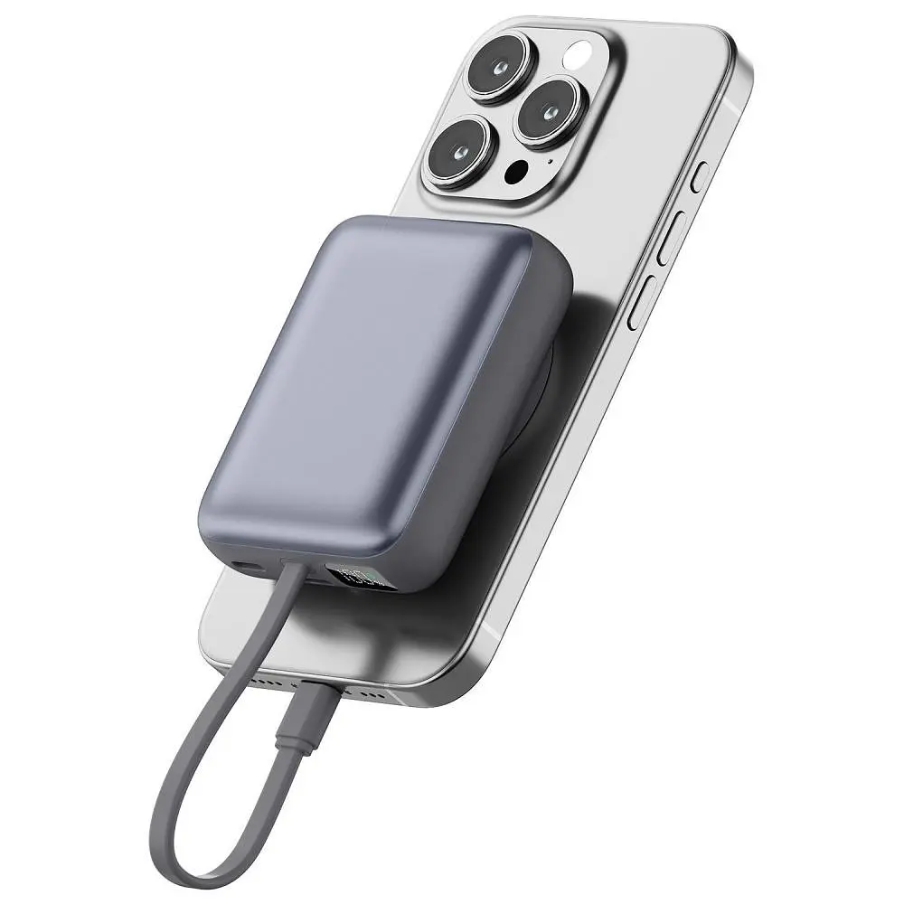 Павербанк Proove Neutron Gray 10 000 mAh / 22.5 Вт (PBNE22022203) - фото 2
