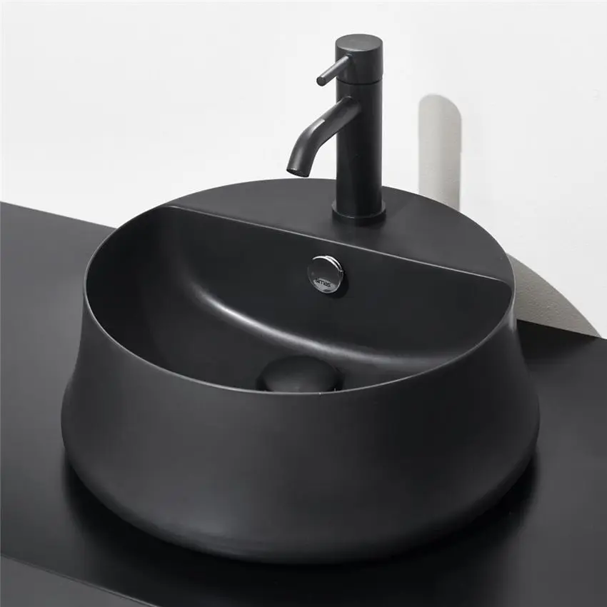 Умивальник Simas Sharp 42 см круглий mirto matt Зелений матовий SH03 - фото 2