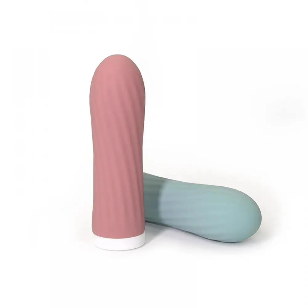 Міні-вібратор для клітора рельєфний Sweet Em Velvet Lure, 10 режимів вібрації, блакитний - фото 6