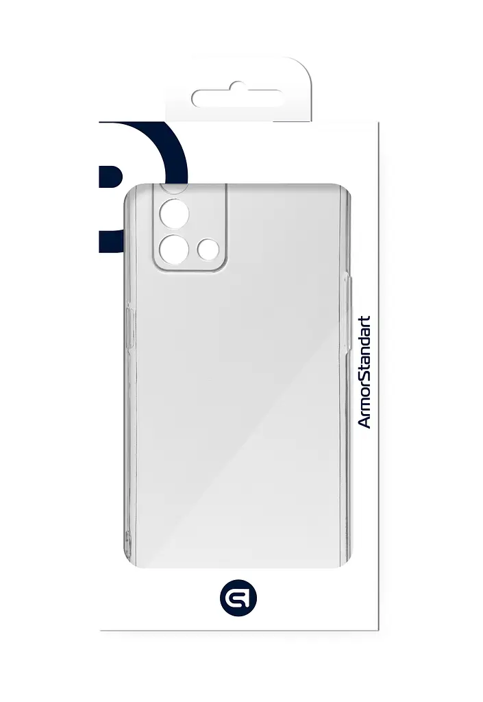 Прозрачный чехол для OPPO A54 4G с защитой камеры, тонкий, силиконовый, бесцветный, ударостойкий, противоударный бампер c закрытой камерой, ArmorStandart (ARM59518) - фото 3