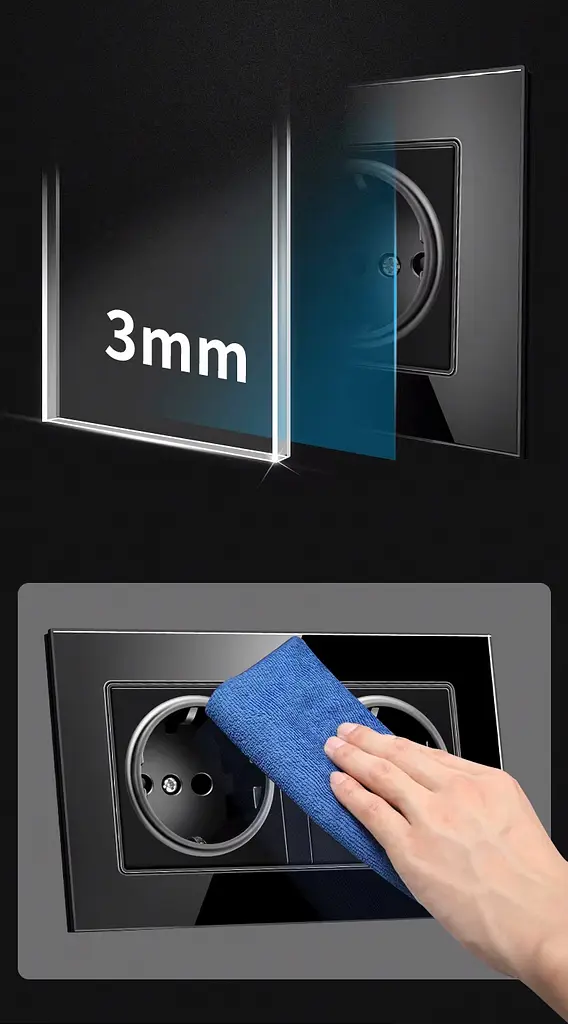 Розетка з заземленням SIXWGH з USB-портами Сірий (WH034G) - фото 6