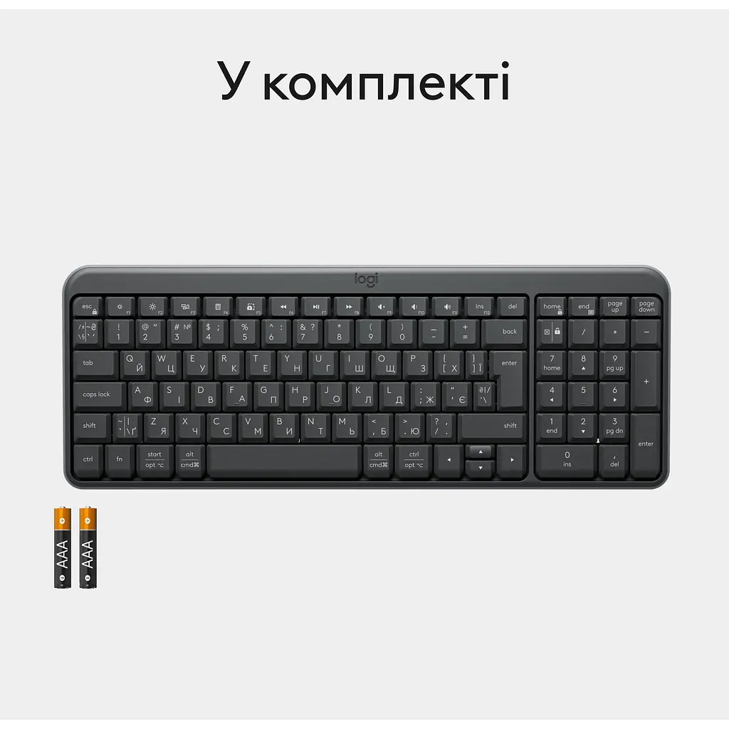 Клавиатура Logitech K250 Graphite (920-013822) [141505] - фото 6