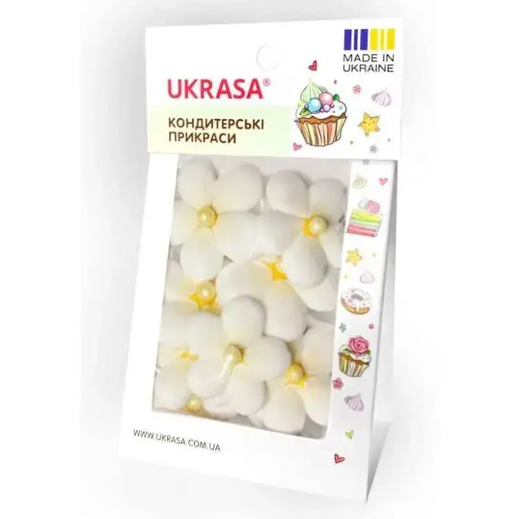 Набір прикрас УКРАСА Незабудка альпійська білий (9шт/уп)