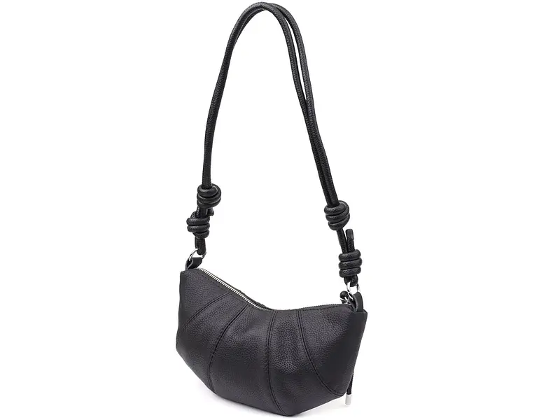 Жіноча напівкругла сумка з натуральної шкіри Vintage 25х14х4 см sum0027521