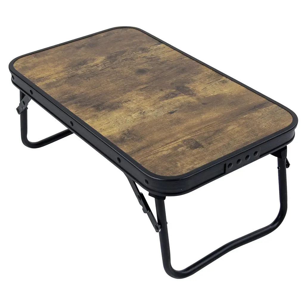 Стіл Bo-Camp Woodbine Compact 56x34 cm Black/Wood look (1404190) - фото 3