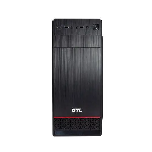 Корпус GTL T1610 Black, без БП, Mini Tower, Micro ATX/Mini ITX, 2xUSB 2.0, 370x176x410 мм, 0.4 мм, 2.6 кг - фото 3
