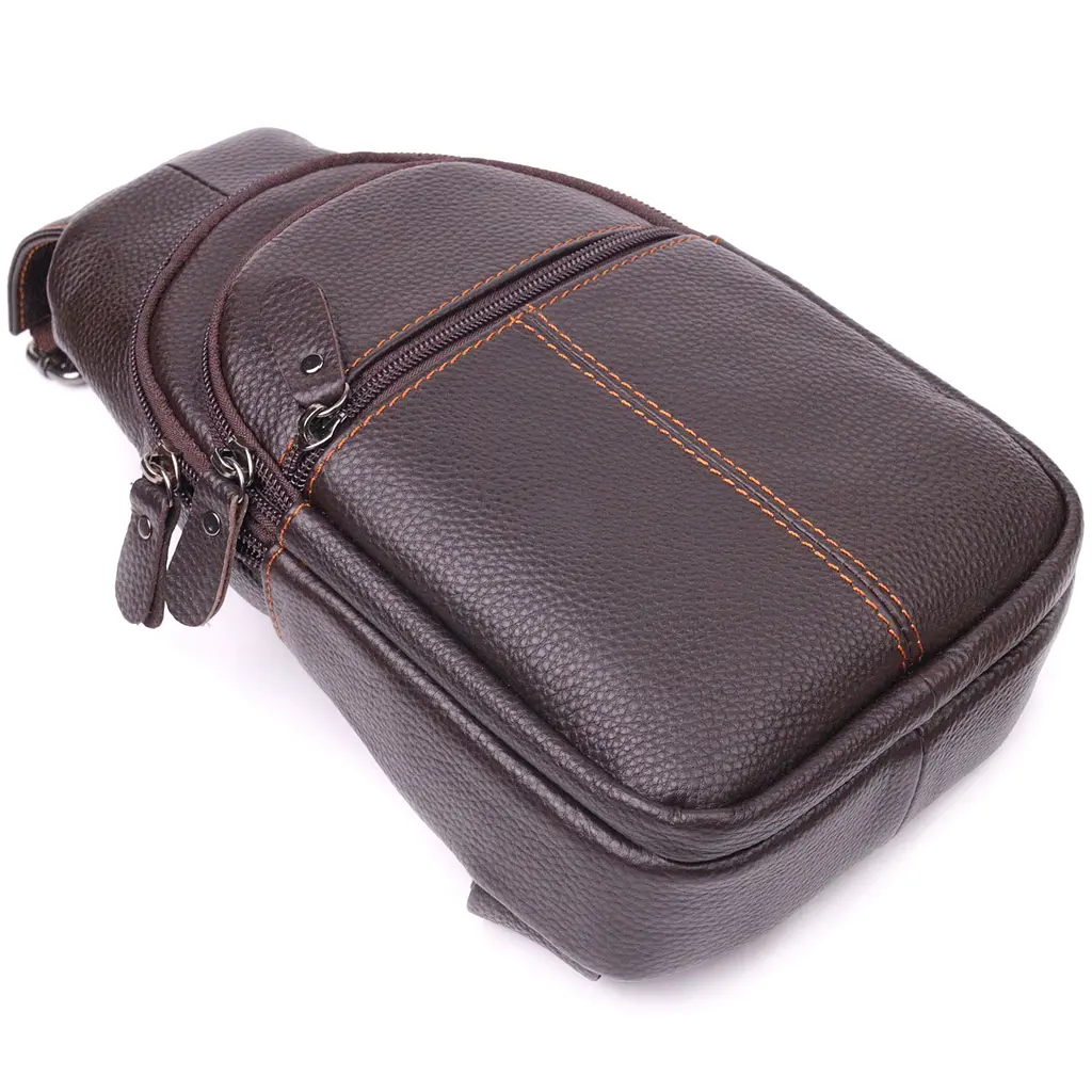 Кожаная сумка мужская Vintage 16х30х5 см sum0022416 - фото 3