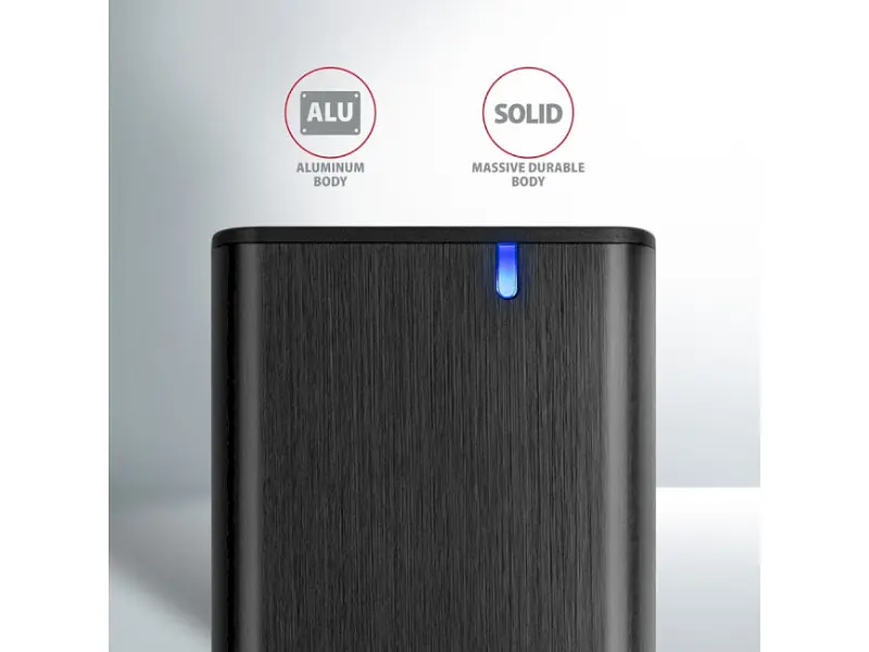Кишеня для накопичувача AXAGON SuperSpeed Black (EEM2-SB2) - фото 3