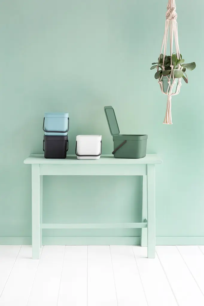 Відро для сміття Brabantia Sort&Go, 6 л, темно-зелений (129841) - фото 7