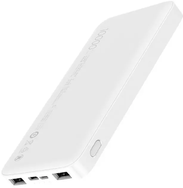 Внешний аккумулятор Xiaomi Redmi Power Bank 10000 mAh micro-USB Type-C PBXR10W белый - фото 3