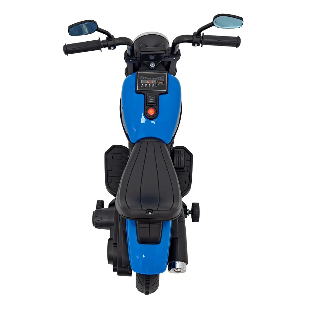 Электромотоцик Ramiz Chopper Faster 6 В, черно-красный (PA.AHL008.CR) - фото 9