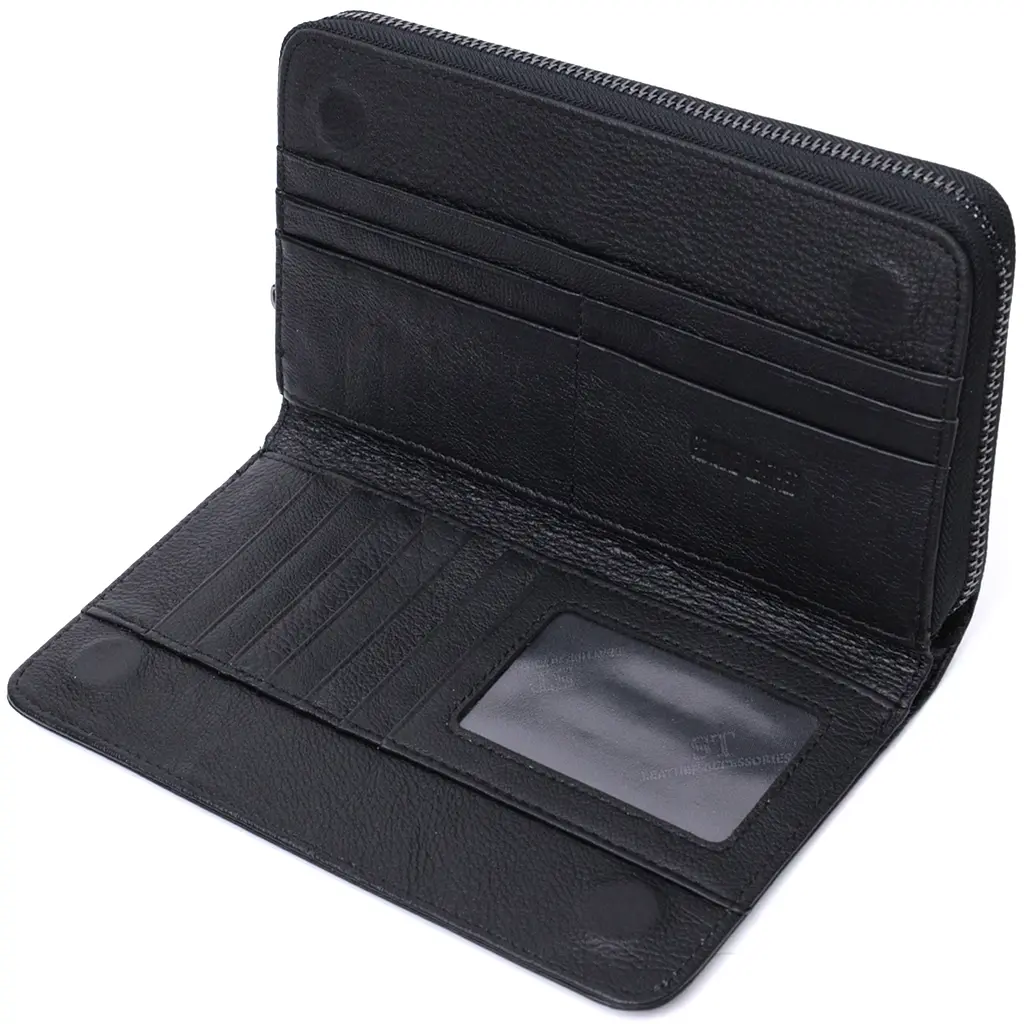 Кожаный мужской кошелек ST Leather 20х11х3 см acs0029388 - фото 6