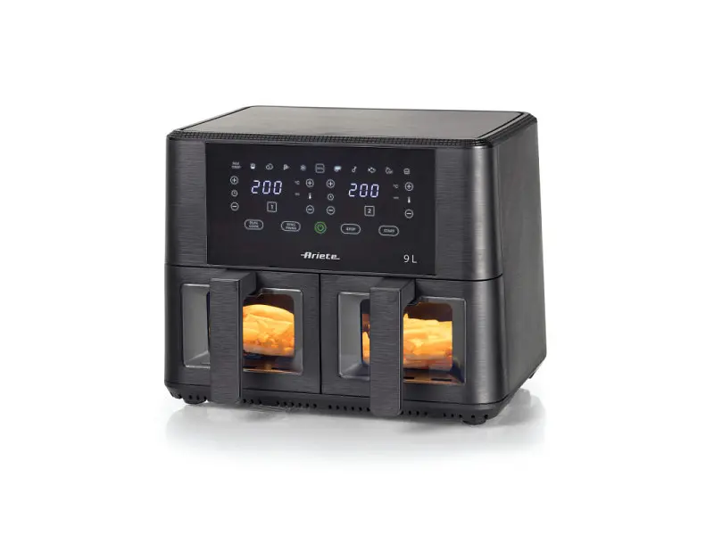 Мультипіч (аерофритюрниця) Ariete Friggitrice ad aria 9L con vetro 4631/00
