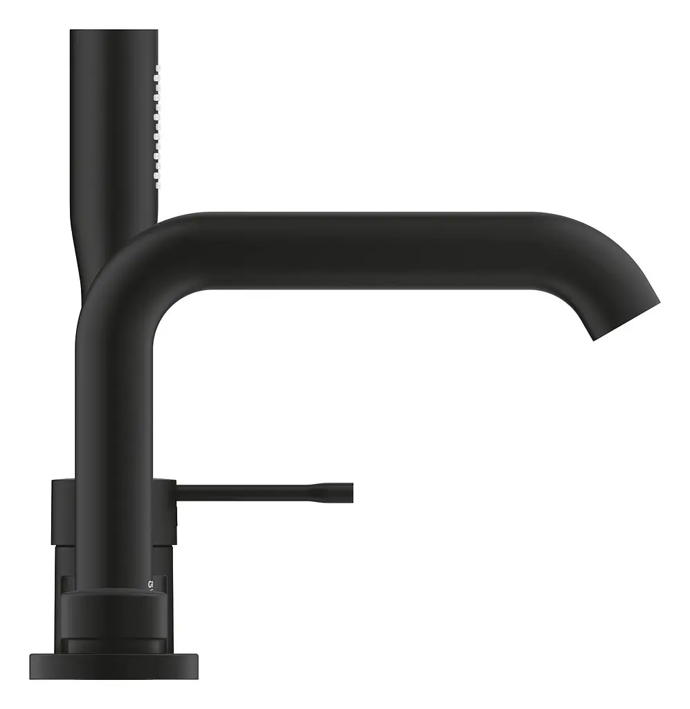 Смеситель для ванны на 4 отверстия Grohe Essence 25251KF1 Черный матовый - фото 2