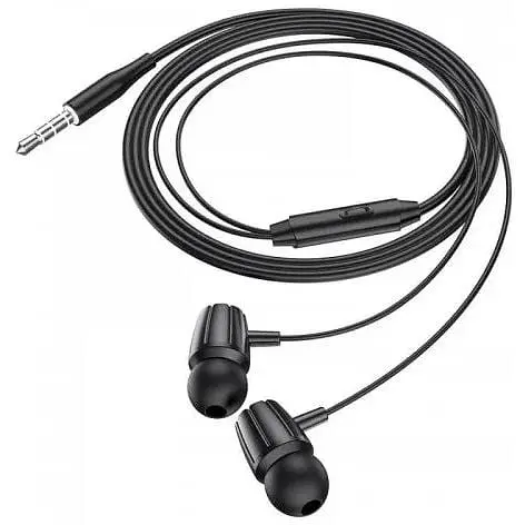 Навушники Hoco Graceful універсальні earphones with mic M88 вакуумні білі 6931474754721 - фото 3