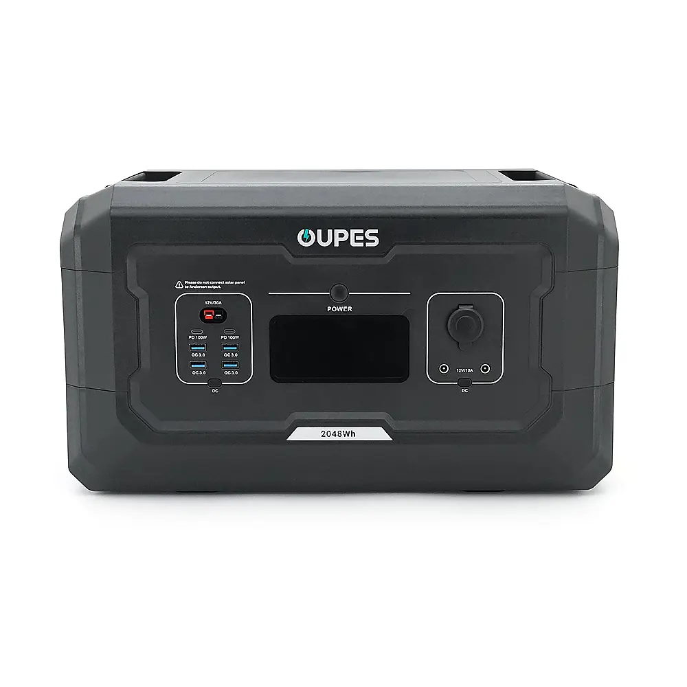 Додаткова батарея OUPES S2 BAT для S1/S2/S3, LiFePO4, потужність 2500 Вт, 2048 Вт·год, вхідний/вихідний порт 44–56,5 В, USB-A: 18 Вт, USB-C: 100 Вт, 460 × 270 × 255 мм, 19 кг - фото 2