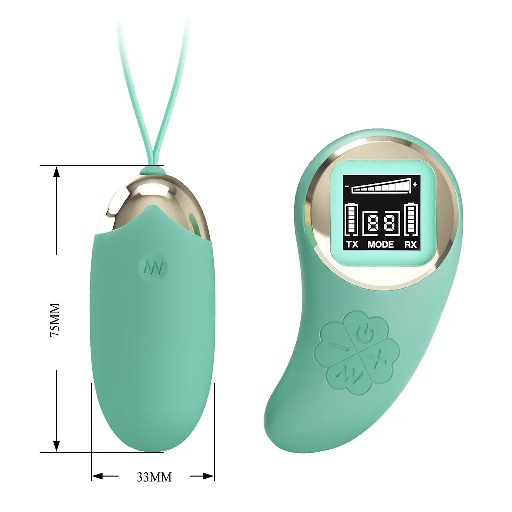 Віброяйце PRETTY LOVE Mina-10 vibration functions 9 speed levels, Wireless remote control PRETTY LOVE BI-014362W-LED-1 98597 - фото 2