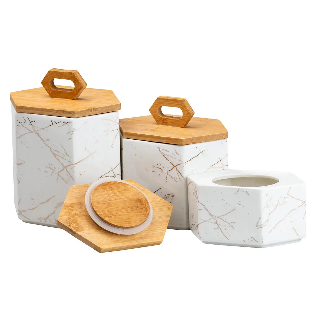 Набір ємностей для зберігання продуктів TS Kitchen GC-7531-H28 - фото 4