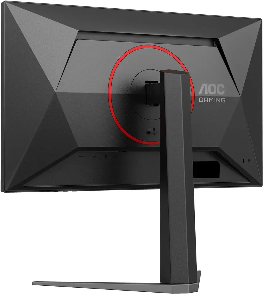 Монітор TFT 23.8" AOC 24G4HA, IPS, 200Гц, 2xHDMI, DP, HAS, Pivot, колонки, чорно-червоний (24G4HA) - фото 4