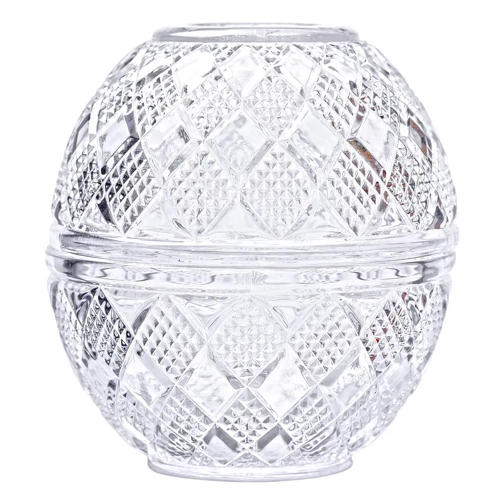 Серветниця скляна настільна 17х15 см Yiwu HP-4-110 - фото 4