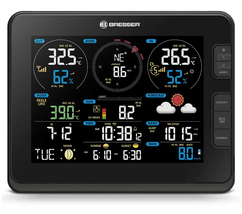 Метеостанція Bresser Professional WIFI Weather Centre 7in1 (WSX3001C) - фото 2
