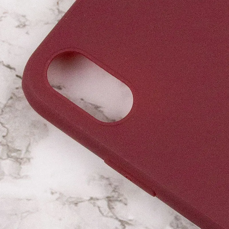 Силіконовий чохол Candy для Apple iPhone XS Max (6.5) Бордовий - фото 3