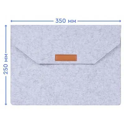 Чехол для ноутбука AirOn 13,3" Premium Grey (4822356710620) - фото 4