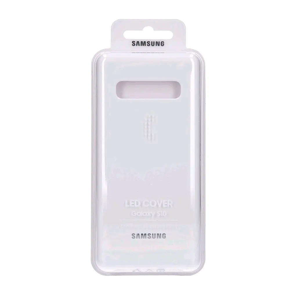 Чохол протиударний LED Cover EF-KG975 для Samsung Galaxy S10 Plus (6.4") White - фото 5