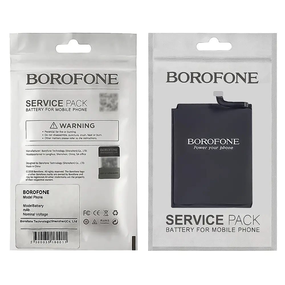 Акумулятор Borofone HB396286ECW для Huawei P Smart (2019) (POT-LX1)/ Honor 10 Lite/ Honor 10i - фото 2