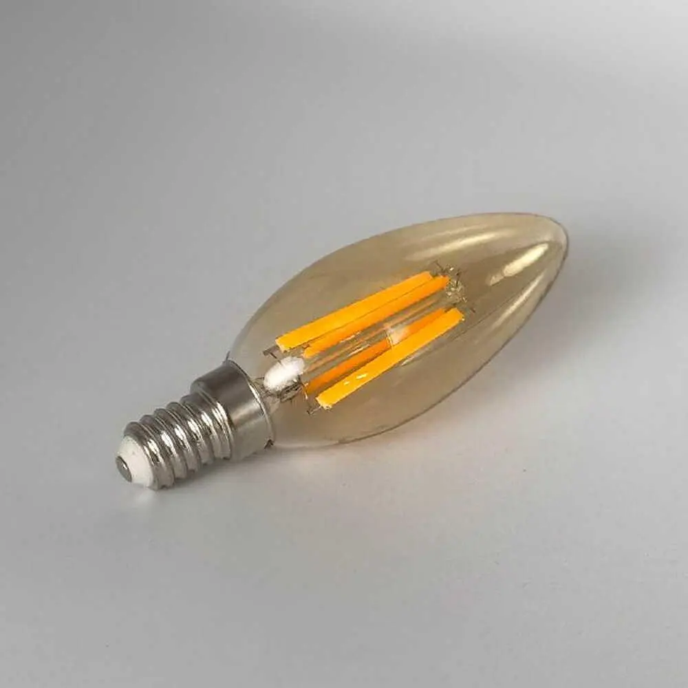 Лампа LED FILAMENT С37 6W E14 2200K VIOLUX ( 833022 ) - фото 3