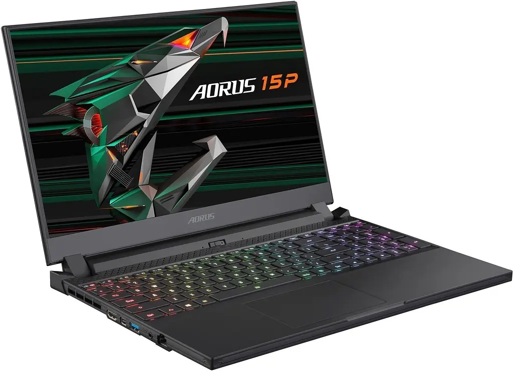 Ноутбук AORUS 15.6 FHD 240Hz/Intel i7-11800H/16/1TB/NVD3060P-6/DOS (AORUS15P_KD-72RU224SD) - фото 2
