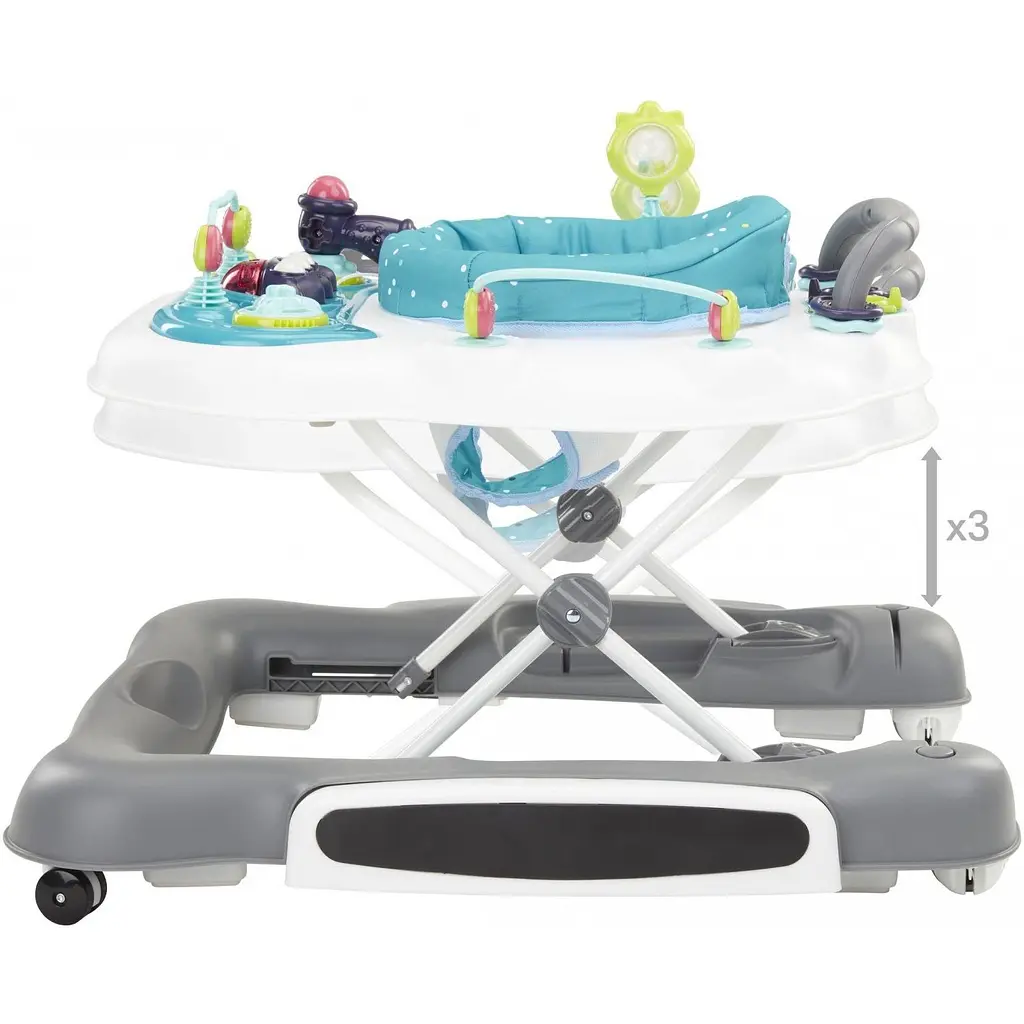 Ходунки дитячі Babymoov Baby Walker 5 в 1, сірі з білим (A040008) - фото 4