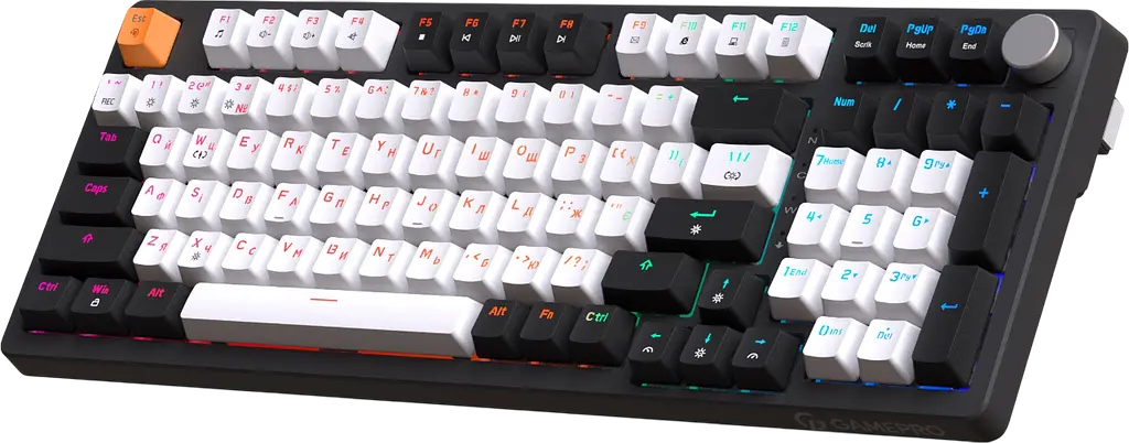 Клавіатура GamePro MK170B Red Hot-Swap RGB Black - фото 2