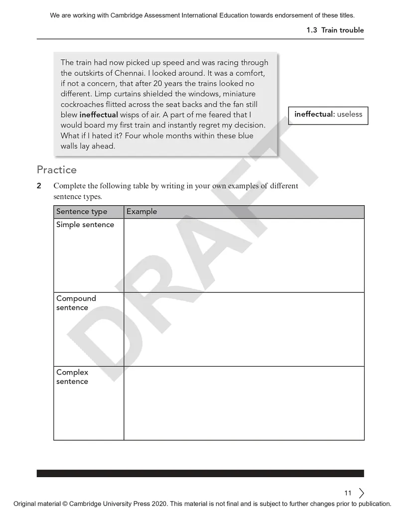 Cambridge Lower Secondary English Workbook 7 with Digital Access (1 Year) - Graham Elsdon - фото 9