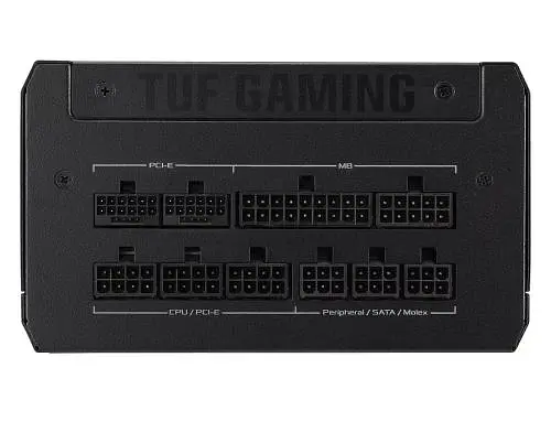 Блок живлення 1200 Вт, Asus TUF Gaming Gold, Black, модульний, 80+ Gold, Active PFC, 135 мм, 4xMolex / 5xSATA / 2x16-pin / 3x6+2-pin / 2x4+4-pin / 1x20+4-pin, захист OPP/OVP/UVP/SCP/OCP/OTP, ATX 12V (TUF-GAMING-1200G) - фото 3