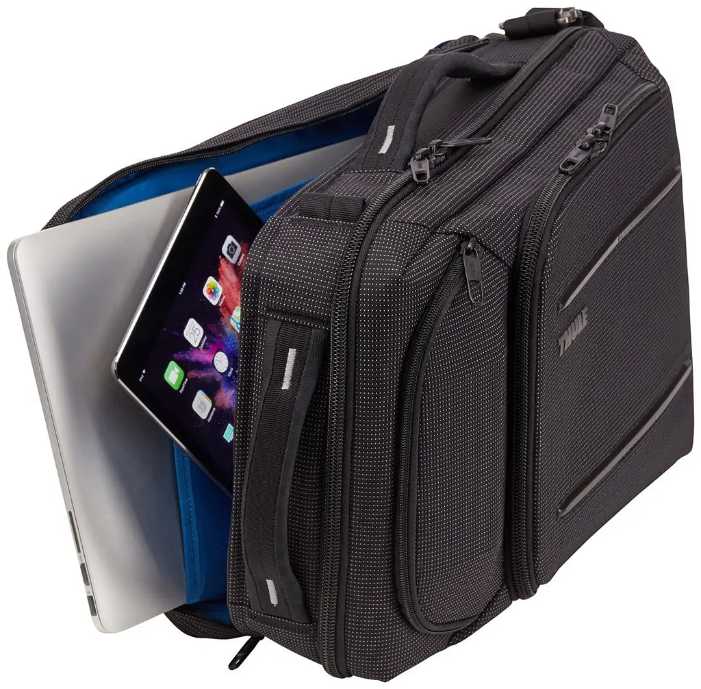 Рюкзак-сумка через плечо Thule Crossover 2 Convertible Laptop 15.6 Bag (Black) 3205262 (TH 3205262) - фото 5