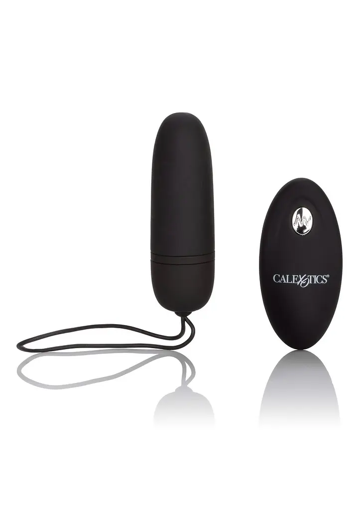 Віброяйце Calexotics Remote Bullet, 9 см (чорний)