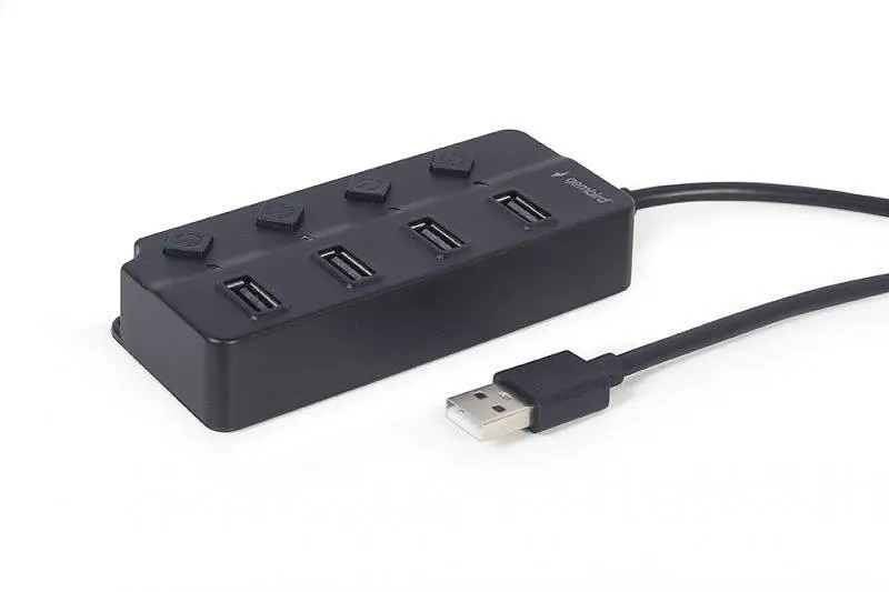 USB-хаб Gembird 4 ports з вимикачами (UHB-U2P4P-01) - фото 5