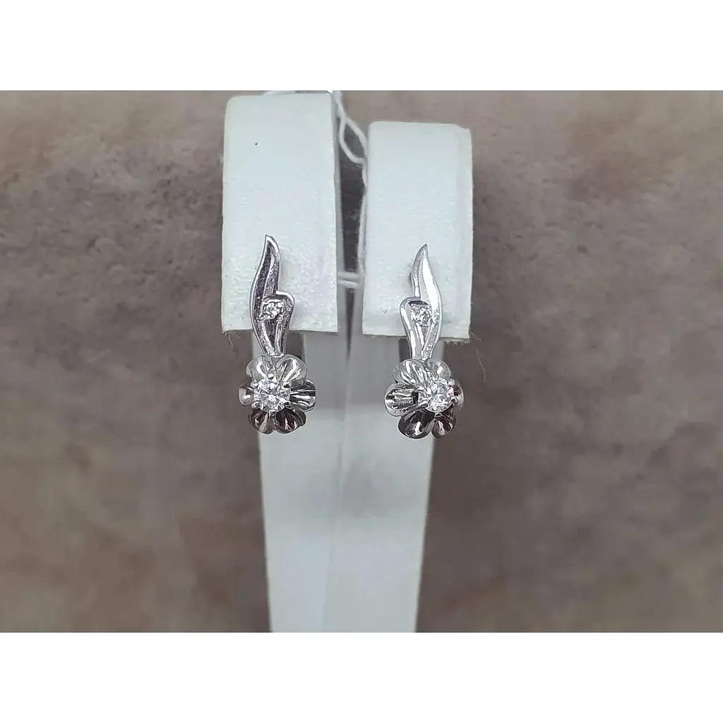 Золоті сережки Гаразд з фіанітами. 3533543Б - фото 3