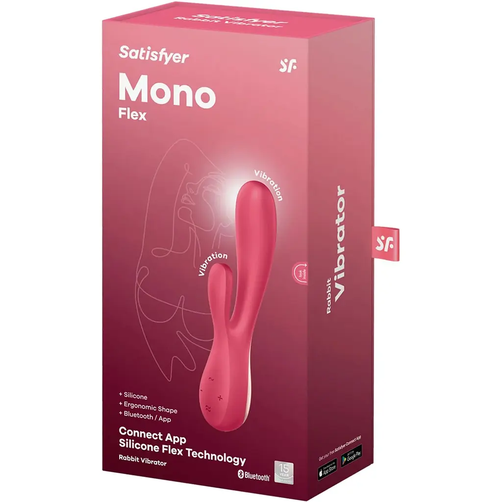 Смарт вібратор-кролик Satisfyer Mono Flex Red - фото 4