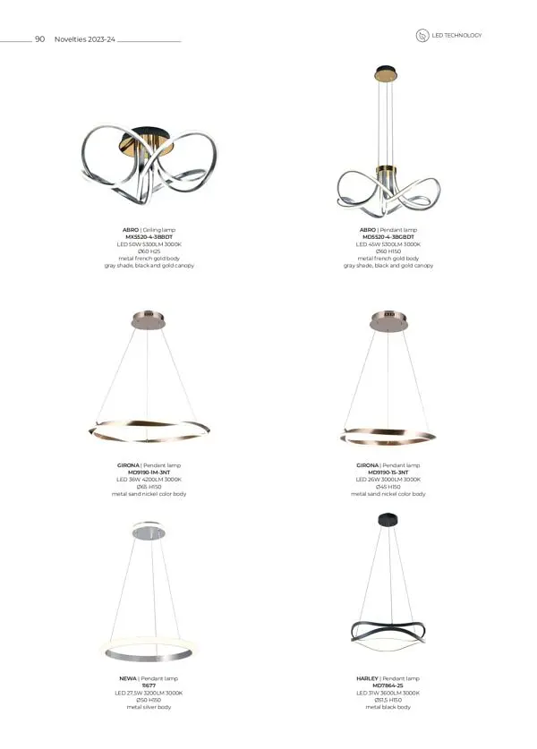 Люстра GIRONA MD9190-1S-3NT Zuma Line - фото 2