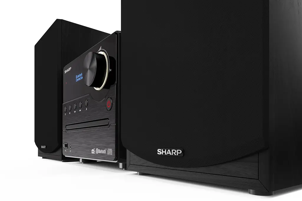 Мікросистема Sharp Micro Sound System Black (XL-B517D(BK)) - фото 6