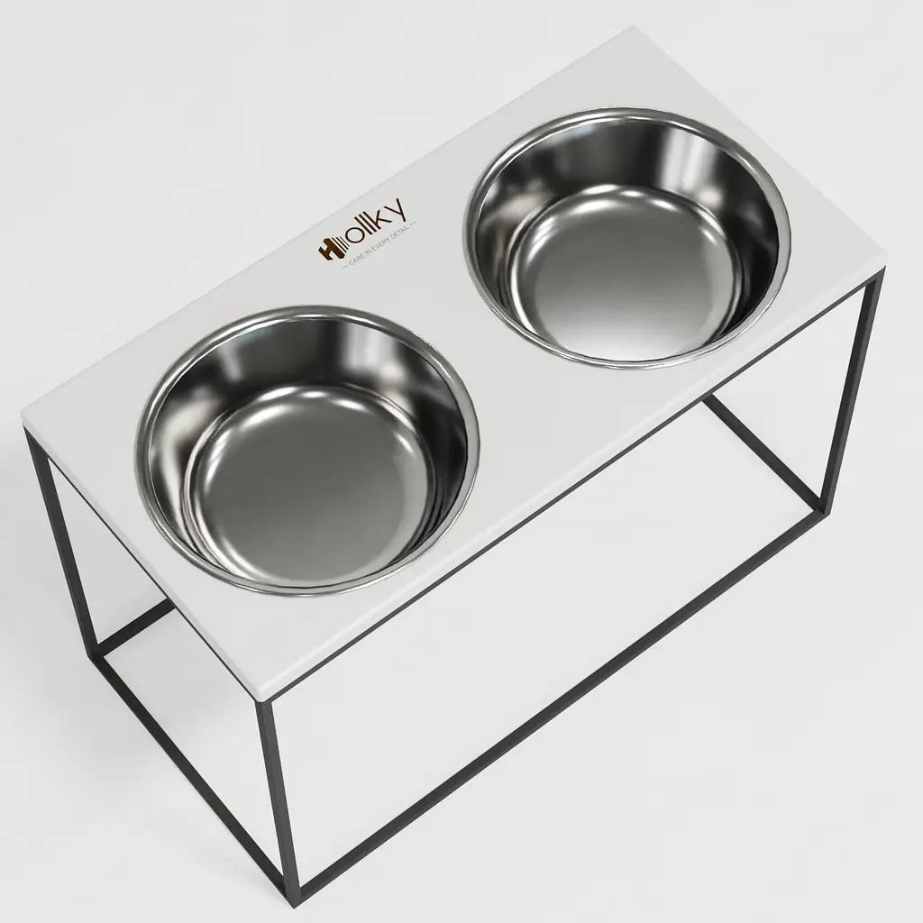 Hollky Base XXL40 — миски на підставці для дуже великих собак (2 × 2,8 л) - фото 5
